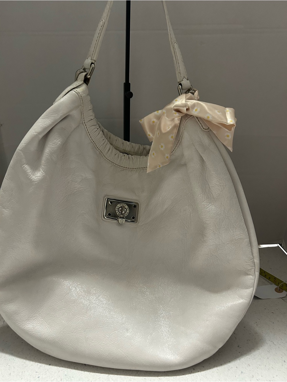 Marc by Marc Jacob’s Creamy Leather Hobo Bag